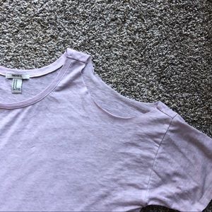 Cold-Shoulder Loose Tee